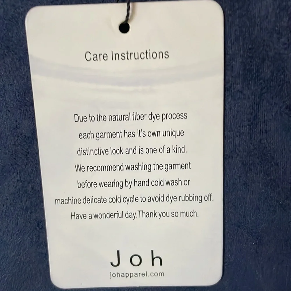 NWT Joh Apparel Size Small Faux Suede Navy Alize Tunic Dress - Picture 8 of 13